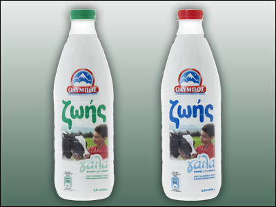 Συσκευασία γάλακτος για άτομα με προβλήματα όρασης